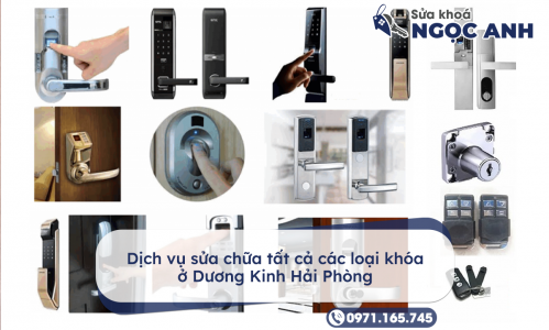 Dịch vụ sửa chữa tất cả các loại khóa ở Dương Kinh Hải Phòng