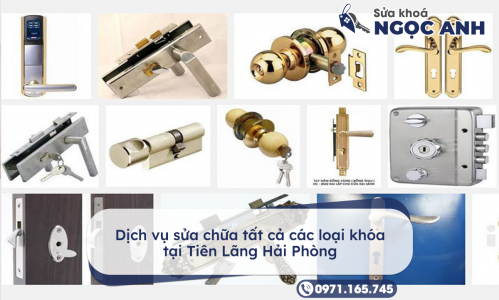 Dịch vụ sửa chữa tất cả các loại khóa tại Tiên Lãng Hải Phòng