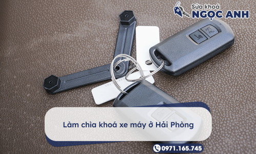 Làm chìa khoá xe máy ở Hải Phòng