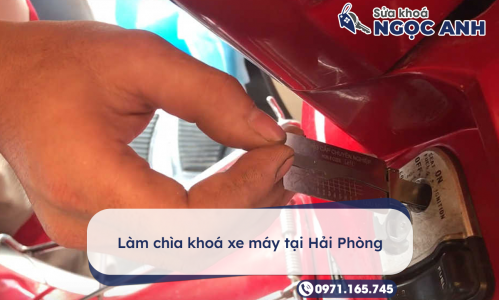 Làm chìa khoá xe máy tại Hải Phòng