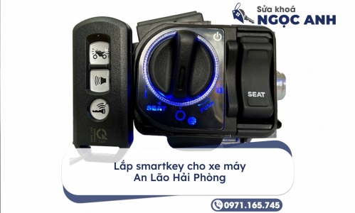 Lắp smartkey cho xe máy An Lão Hải Phòng