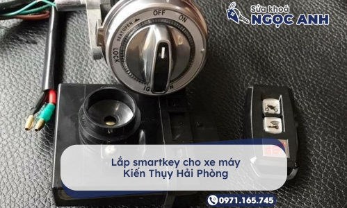 Lắp smartkey cho xe máy Kiến Thụy Hải Phòng