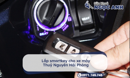 Lắp smartkey cho xe máy Thuỷ Nguyên Hải Phòng