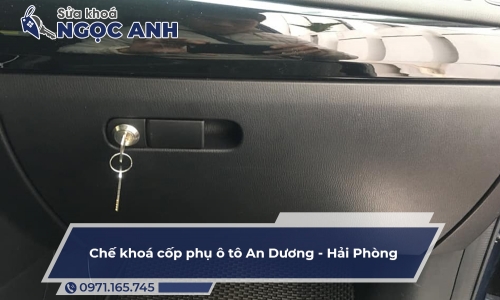 Chế khoá cốp phụ ô tô An Dương Hải Phòng