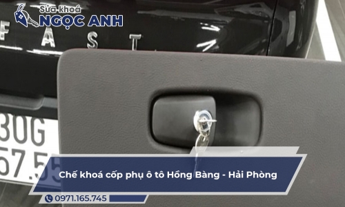 Chế khoá cốp phụ ô tô Hồng Bàng Hải Phòng