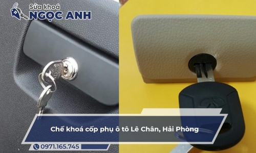 Chế khoá cốp phụ ô tô Lê Chân Hải Phòng