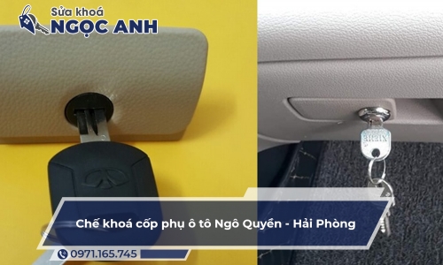 Chế khoá cốp phụ ô tô Ngô Quyền Hải Phòng