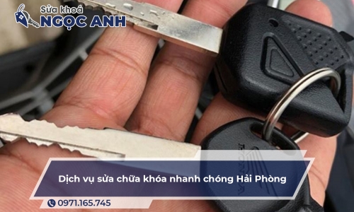 Dịch vụ sửa chữa khóa nhanh chóng Hải Phòng